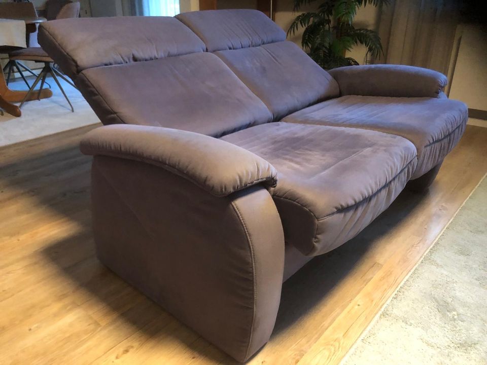 3er & 2er Couch grau Sofa 3-Sitzer 2-Sitzer in Münster