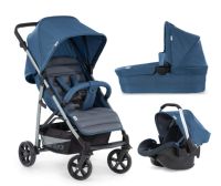 Hauck Kombi Kinderwagen Rapid 4 Plus Trioset inkl. Babywanne Blau Niedersachsen - Scheeßel Vorschau