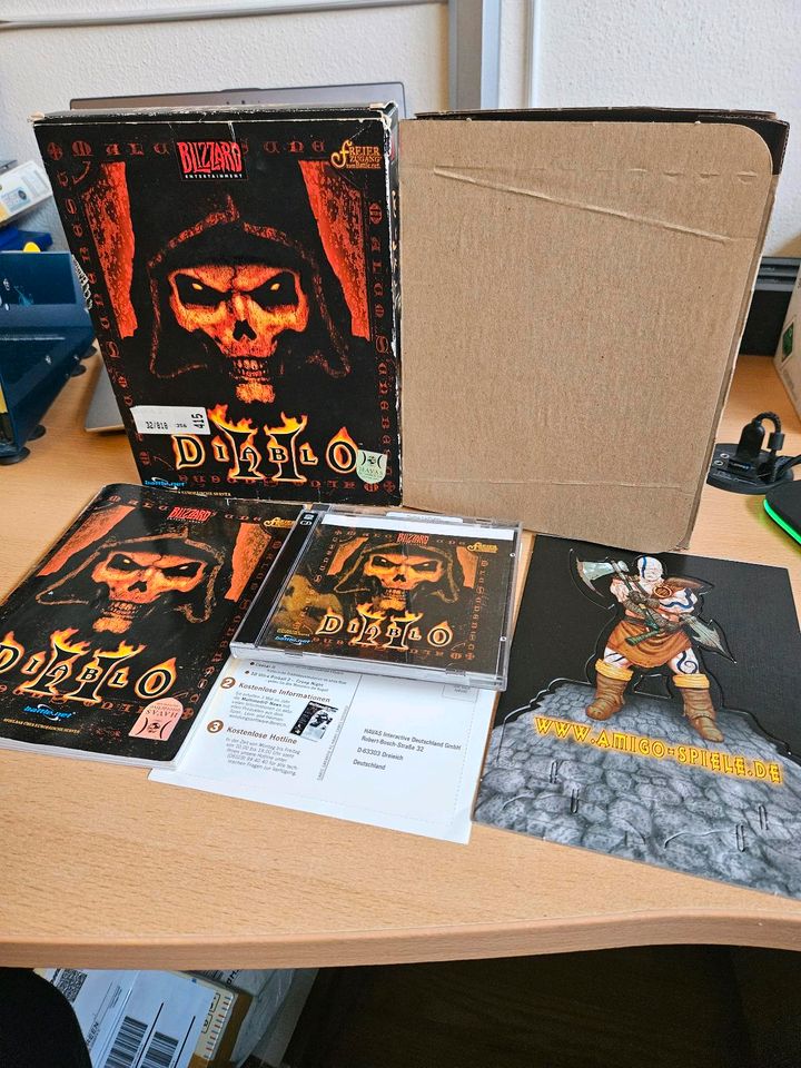 PC Spiel Diablo II (PC, 2000) big box ovp Anleitung und zusatz in Simbach