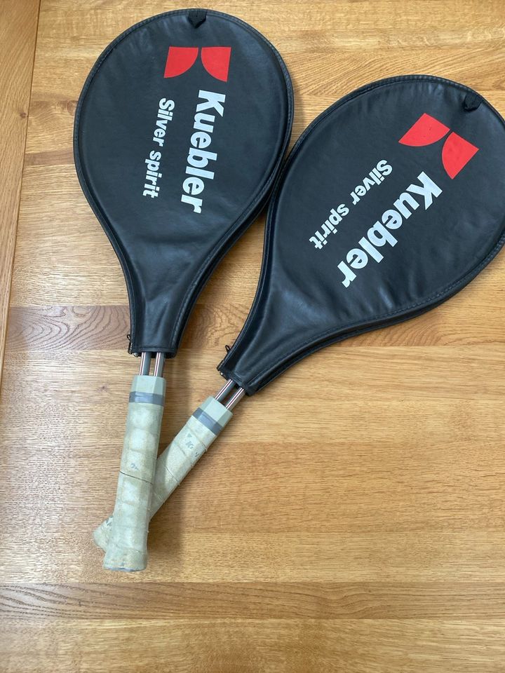 2 Tennisschläger Kuebler mit Tasche in Ibbenbüren
