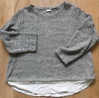 Gr 48/50 Oversize 44/46 getragen Pullover strech Strick meliert Niedersachsen - Südbrookmerland Vorschau