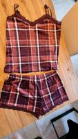 Hunkemöller Short u. Cami Velours, rot (Schlafanzug), Gr. M Wietmarschen - Lohne Vorschau