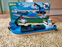 BRIO World 33534 Containerschiff mit Kranwagen Nordrhein-Westfalen - Rheinberg Vorschau