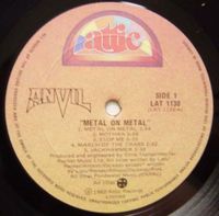 Anvil ‎– Metal On Metal LP / VINYL 1982 Import Nordrhein-Westfalen - Recklinghausen Vorschau