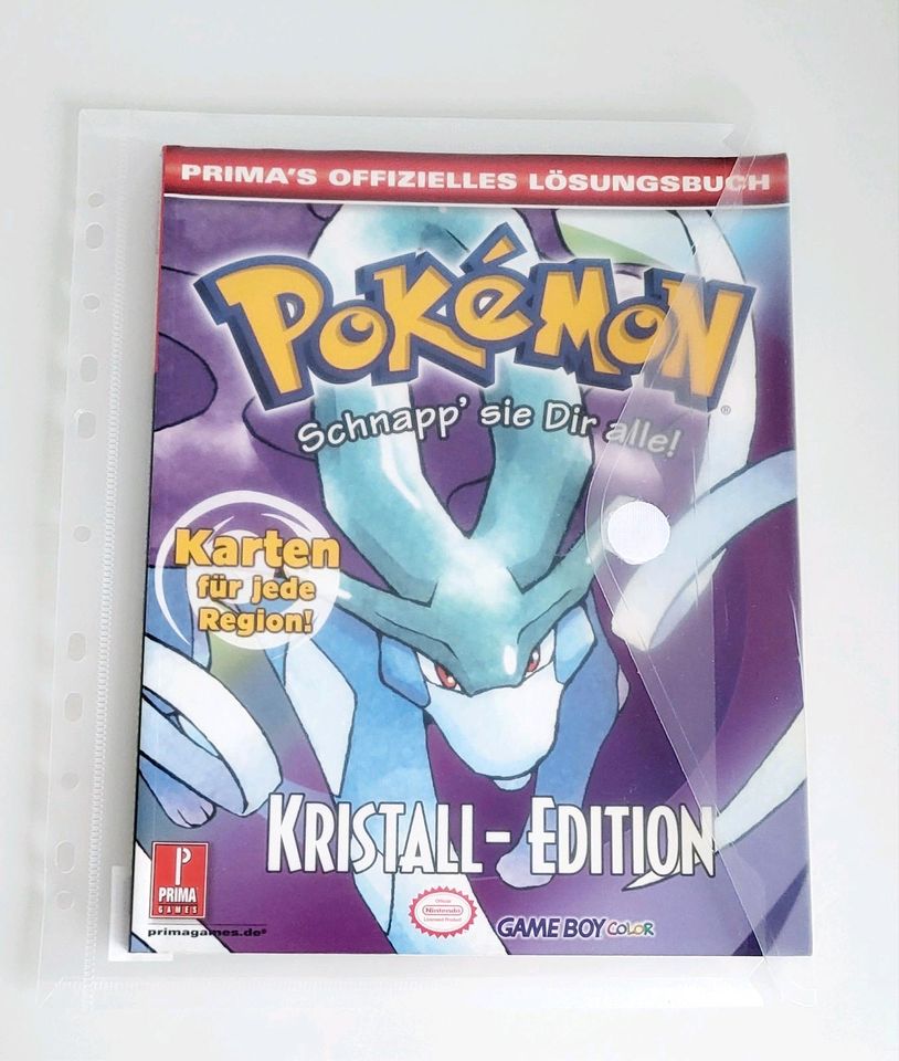 Original Pokemon Kristall Spieleberater Lösungsbuch Prima in Eisenach