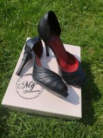 My Favorites High Heels echt Leder Schuhe schwarz rot gr 38 Bayern - Bad Füssing Vorschau