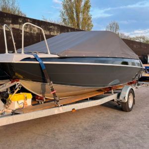 Fiskars BUSTER XL PRO YAMAHA F115  128 Betriebsst. inkl. Trailer in Brandenburg an der Havel