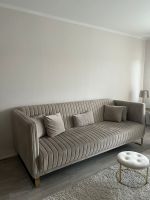 Beige couchgarnituren set Samt Hessen - Wächtersbach Vorschau