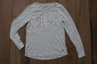 TCHIBO ESSENTIALS Langarm-Shirt Gr. 36 / 38, Pailletten, offwhite Thüringen - Schleiz Vorschau