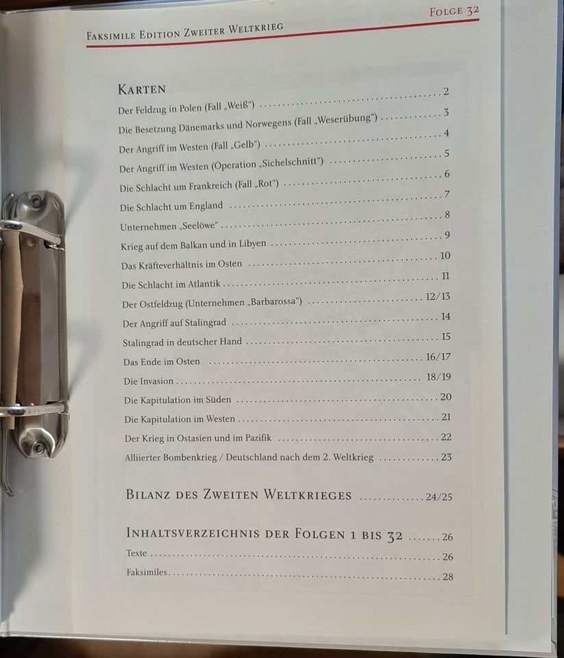 Faksimile Edition 2.Weltkrieg in Germersheim