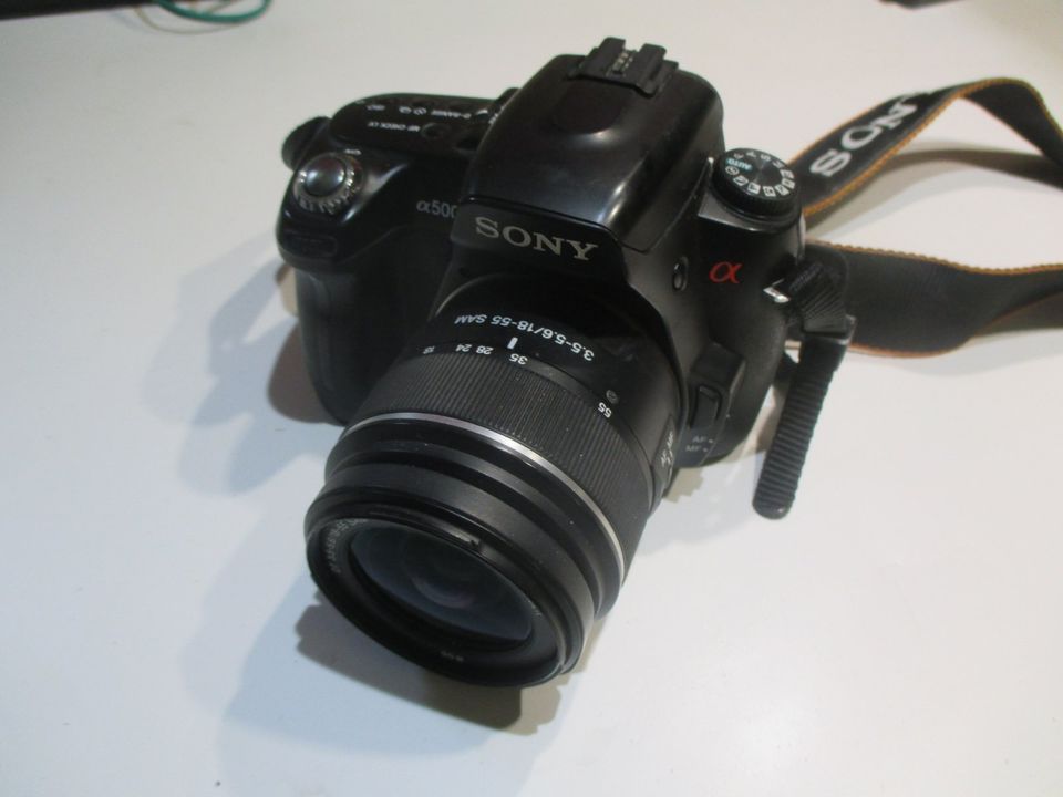 Sony Alpha DSLR-A500 + Zubehör 18-55mm Spiegelreflex Objektiv dig in Hamburg