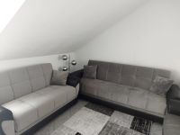 Couch Sitzgarnitur Sofa grau schwarz 3 + 2 + 2 München - Ramersdorf-Perlach Vorschau