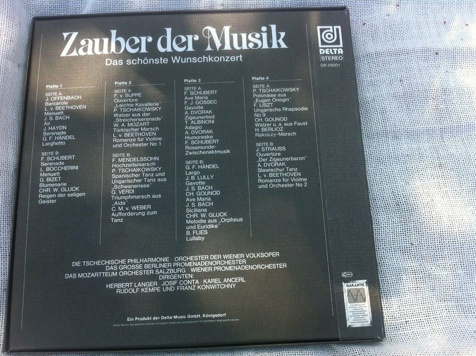 LP Box  Zauber der Musik -Das schönste Wunschkonzert in Anklam