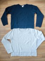 2er Set Häckel Pullover, kurz geschnitten, blau und weiß Brandenburg - Luckau Vorschau