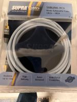 Supra Cables Subwooferkabel Sublink-RCA Niedersachsen - Norderney Vorschau