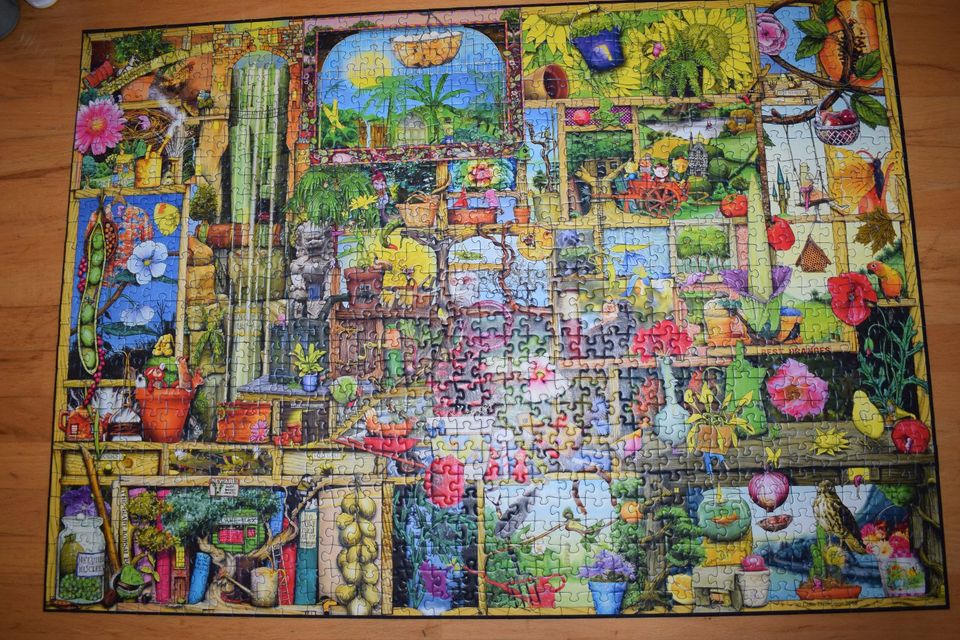 Ravensburger Puzzle No 3 curious Cupboards The Gardens 1000 Teile in Rosenheim