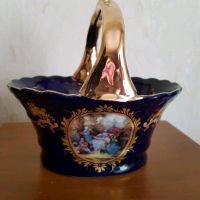 Vintage Schale/ Vase Limoges Porzellan  22 Karat Gold Hessen - Kassel Vorschau