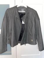 Kunstlederjacke grau Niedersachsen - Hildesheim Vorschau