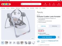 NEUE  Schaukel Cuddle Lamb Portable mit Musik Rheinland-Pfalz - Mainz Vorschau