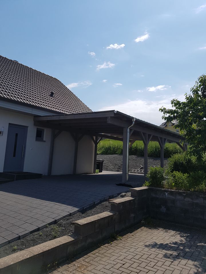 Carport Grillhütten auch mit Photovoltaik aus einer Hand in Idar-Oberstein