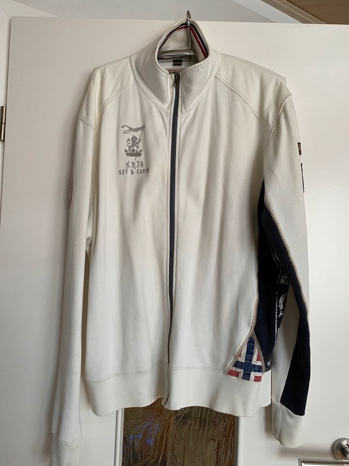 Sport Jacke, Männer, Napanajiri XL, Weiß in Niederorschel