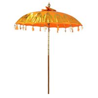 Sonnenschirm Bali Schirm Garten Dekoschirm Orange Gold 180 cm Bochum - Bochum-Wattenscheid Vorschau