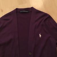 Orig. Ralph Lauren Sport Strickjacke L 40 lila Reiter weiß Wool Bayern - Ingolstadt Vorschau
