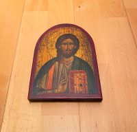 Jesus mit Bibel / Geboten - Gemalt auf Holz - 20 Jhdt. - Antik Köln - Köln Klettenberg Vorschau