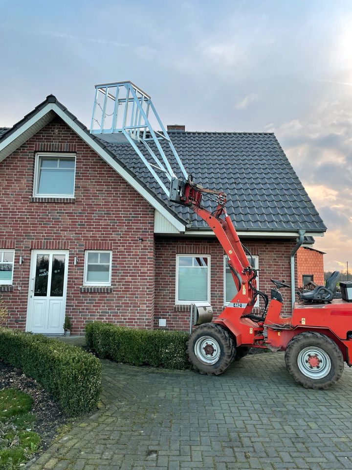 Arbeitsbühne Frontlader Radlader Hoftrac Fendt Deutz Case in Itterbeck