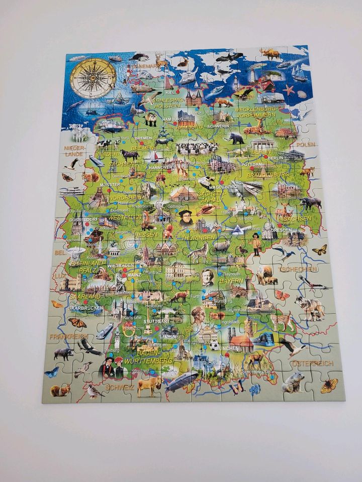 Ravensburger Puzzle Deutschland - Karte  XXL 150 Teile in Kaisheim