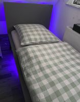 Ikea Malm Bett grau 90x200 inklusive Matratze und Lattenrost vers Schleswig-Holstein - Lübeck Vorschau