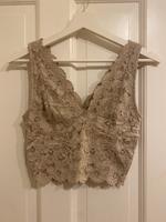 Beige top mit Spitze Schleswig-Holstein - Mittelangeln Vorschau