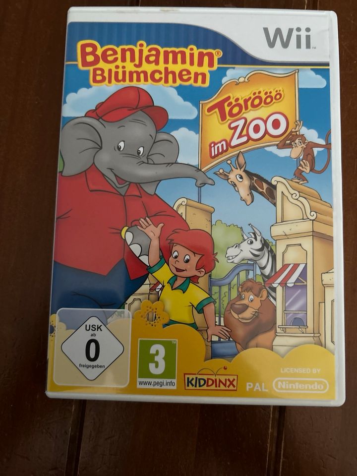 Nintendo Wii Benjamin Blümchen Töröö im Zoo in Wahlitz