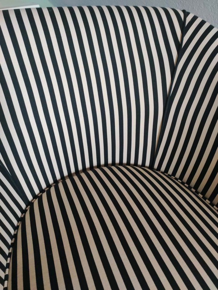 Reserviert Cocktailsessel Sessel klein beige schwarz in Hamminkeln