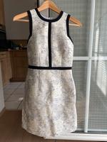 Kleid Bouclé H&M Weiß / Schwarz 34 / XS Hessen - Dreieich Vorschau