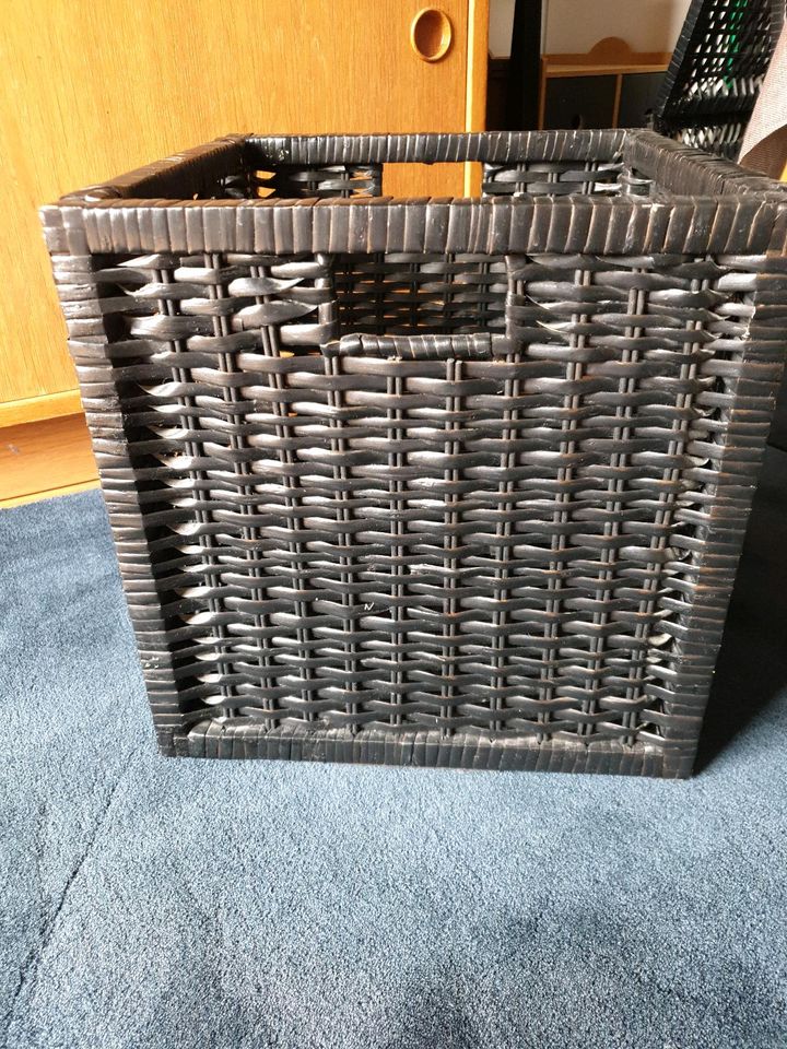 Ikea Branas Korb 32x34x32 schwarz für Kallax Regal in Hamburg