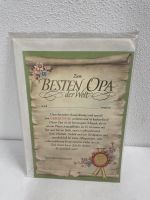 Urkunde Karte „bester Opa der Welt“ Din A4 + Kuvert - neu Kr. Altötting - Haiming Vorschau