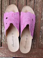 Sandalen für Damen Größe 41 Deerberg lila Nordrhein-Westfalen - Herne Vorschau