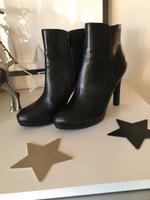 Lederstiefelette Buffalo schwarz Gr. 38 Bayern - Langenfeld Vorschau