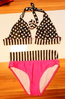 Bikini Set neu Pink/ schwarz/weiß Sachsen - Heidenau Vorschau