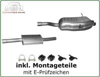 Auspuff Set BMW E46 320i 323i 328i Mitteltopf + Endtopf Frankfurt am Main - Westend Vorschau