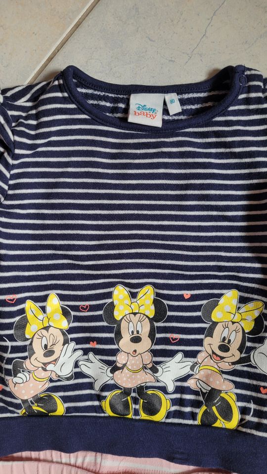 Set dicker Minnie Maus Pulli & Leggings, Disney Baby, Gr. 80 in Berlin