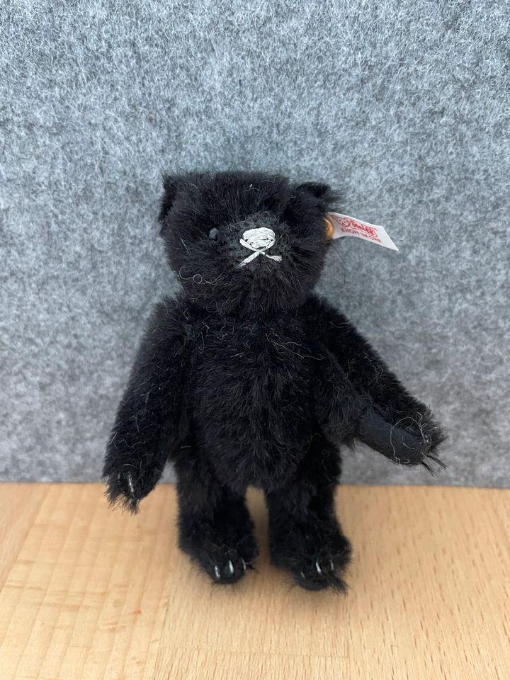 Steiff Club-Geschenk Teddybär Alpaca 2009 schwarz 10cm in Dinslaken