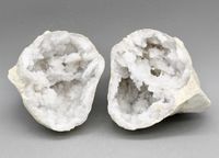 Mineralien Edelsteine – 1 ganze Quarz Geode L in 2 Hälften 354g Sachsen - Rochlitz Vorschau