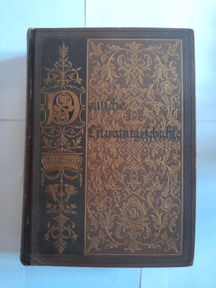 Deutsche Literaturgeschichte von Robert Koenig 1879 in Neunkirchen-Seelscheid