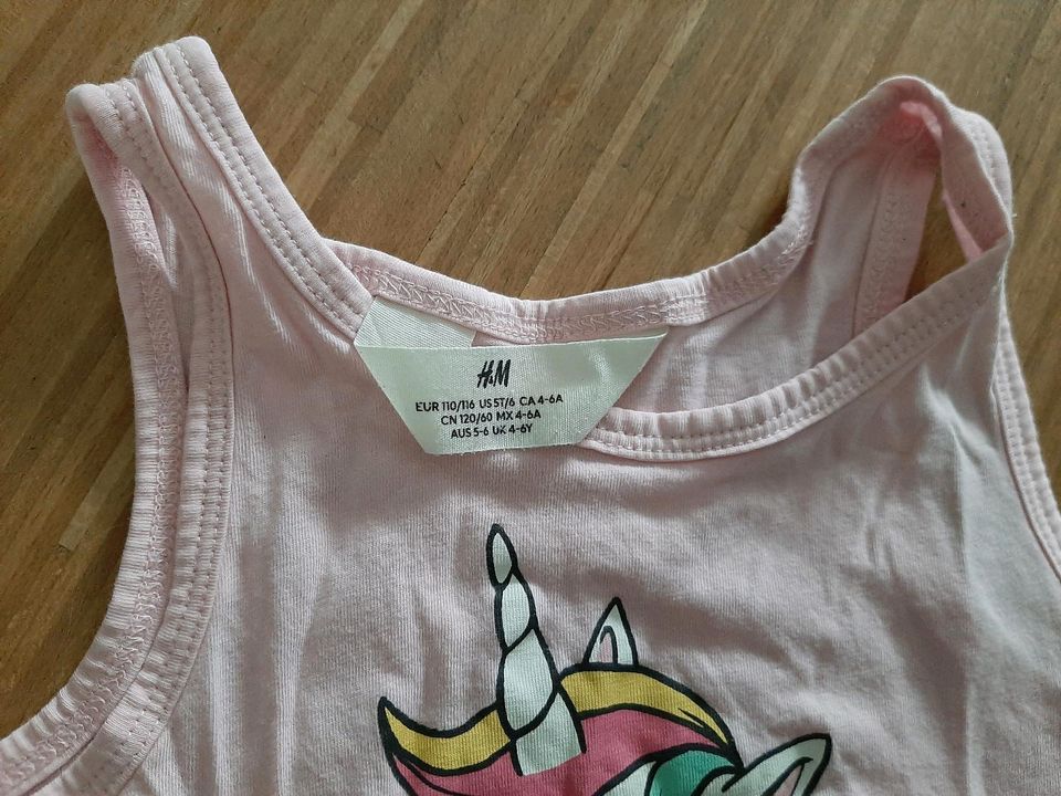 Shirt H&M Einhorn, Gr. 110/116, rosa in Heilbronn