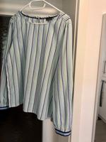 Damen Bluse von Street One, Gr. 38, langarm, blau, weiß, grün Hessen - Gedern Vorschau