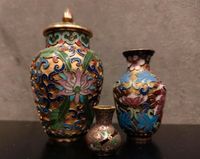 Cloisonne Vasen Krüge Chinesisch Asiatisch Deko Vintage Alt Bunt Köln - Vingst Vorschau