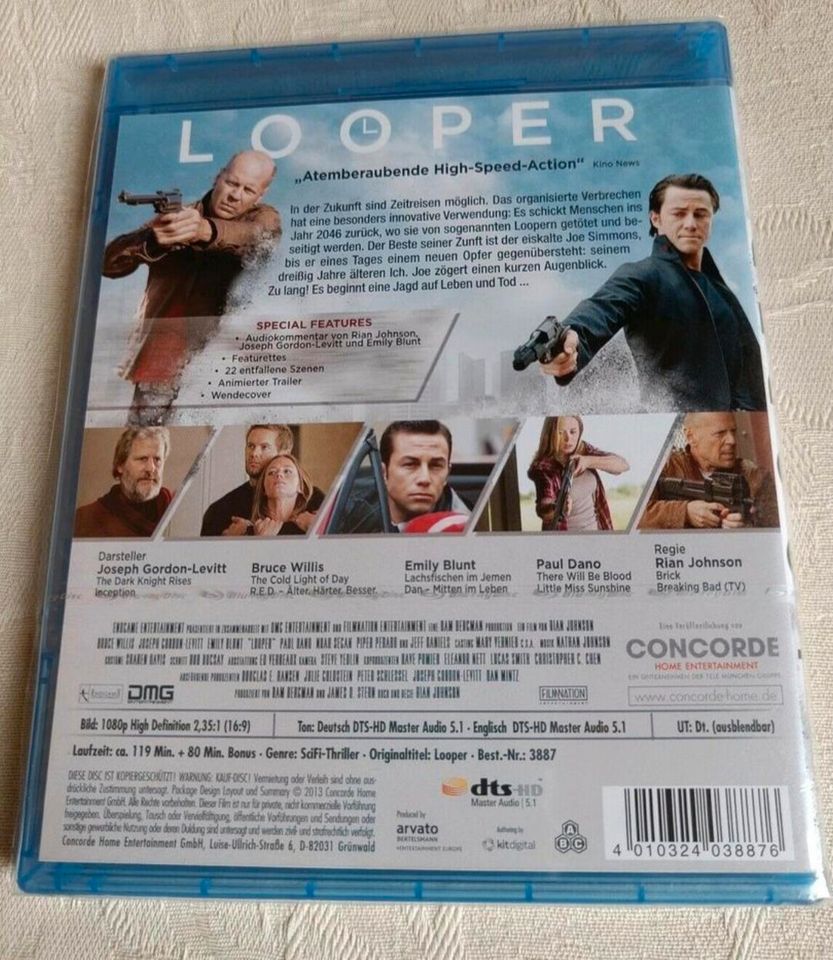 -- Looper Blu-ray - Neu, noch in Folie -- in Winsen (Aller)