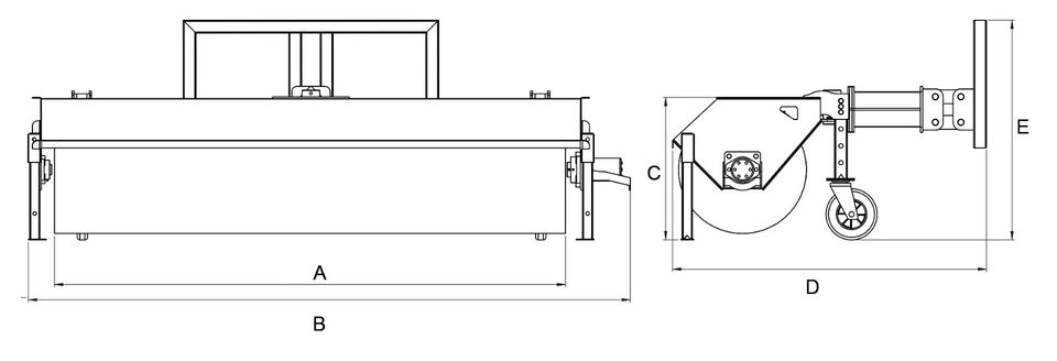 Kehrmaschine ZE 220cm mit Kehrwinkelverstellung - hydraulisch in Schwäbisch Hall